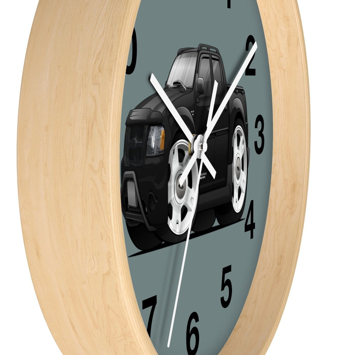 Sport Track Gray background Wall clock