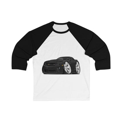 2013 Camaro Car Art Unisex 3/4 Sleeve Baseball Tee