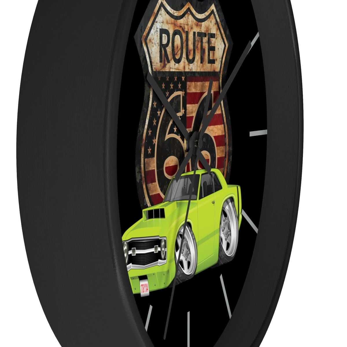 1969 Dart Route 66 Car Art Wall clock