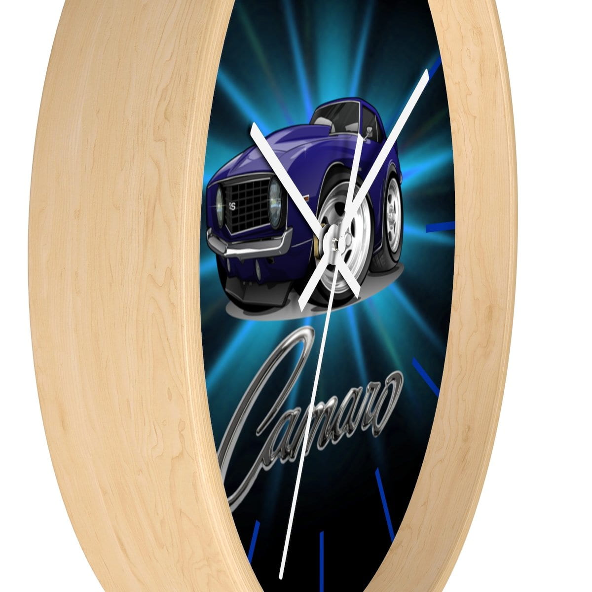 1st Generation Camaro Purple Wall clock