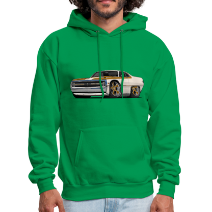 1970 Chrysler 300 Hurst Car Art Men's Hoodie - kelly green