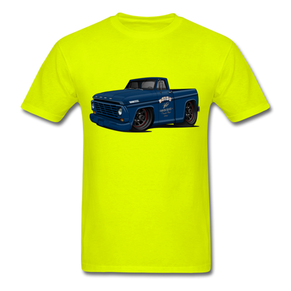 1967 Ford F-100 Men's T-Shirt - safety green
