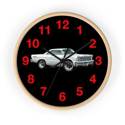 1965 Galaxie Muscle Car Art Wall clock