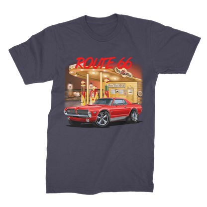Gas Station Mercury Cougar Premium Jersey Men's T-Shirt