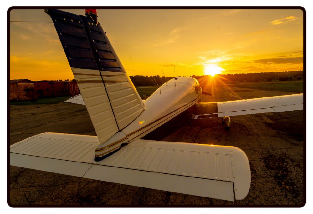 Piper Cherokee Sunset Desk Mat