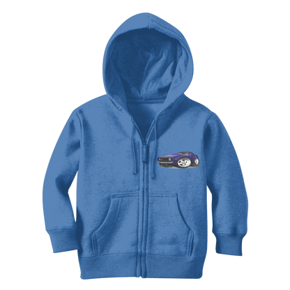1st Generation Purple Camaro Classic Kids Zip Hoodie