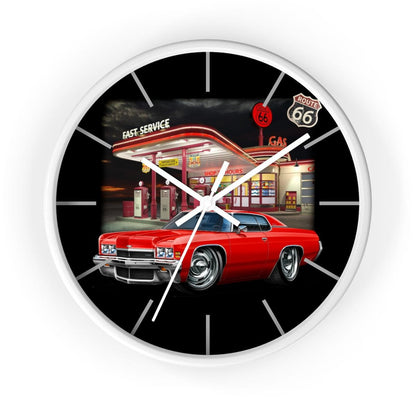 1972 Impala Vintage Gas Wall clock