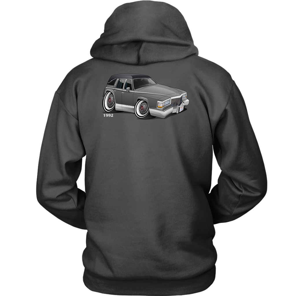 Hearse Car-Toon Pullover Hoodie