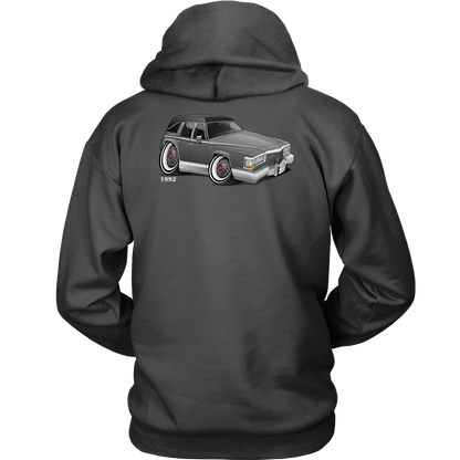 Hearse Car-Toon Pullover Hoodie