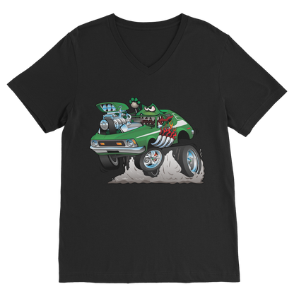 Gremlin Hotrod Classic V-Neck T-Shirt
