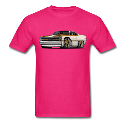 1970 Chrysler 300 Hurst Car Art Men's T-Shirt - fuchsia