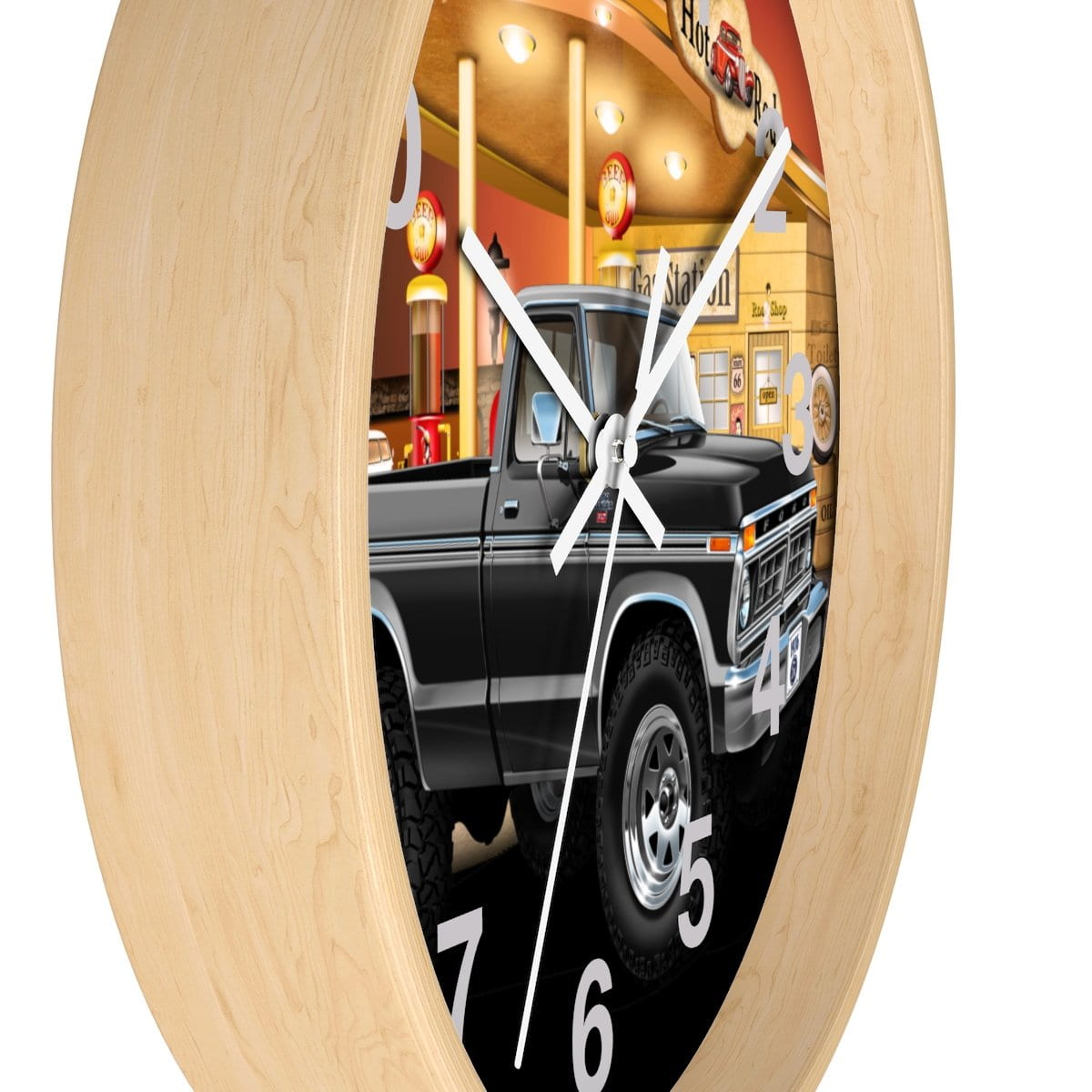 1976 F-150 Ranger XLT 4x4 Pickup Truck Wall clock