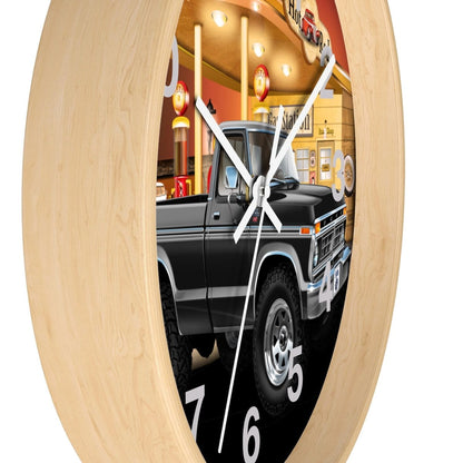 1976 F-150 Ranger XLT 4x4 Pickup Truck Wall clock