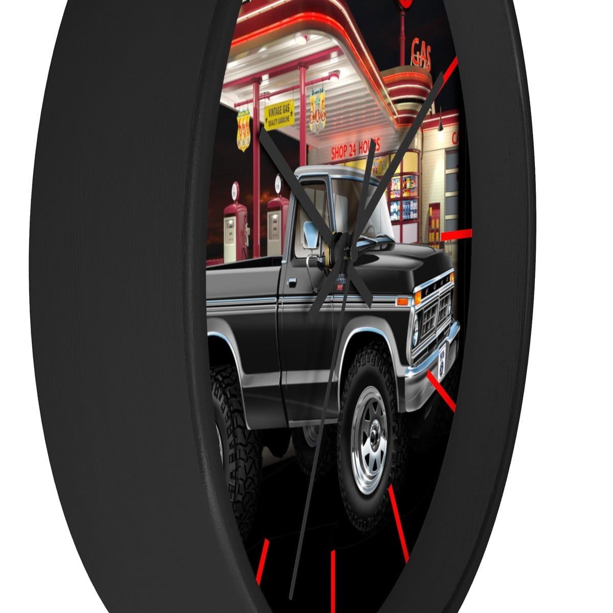 1976 F-150 Ranger XLT 4x4 Pickup Wall clock