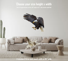Bald Eagle 1 Reversed Large Wall Decal