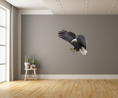 Bald Eagle 1 Reversed Large Wall Decal