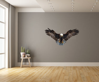 Bald Eagle 4 Reversed Large Wall Decal