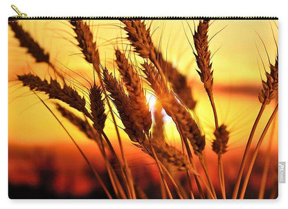 Ears Of Wheat In The Field. Evening Light - Carry-All Pouch