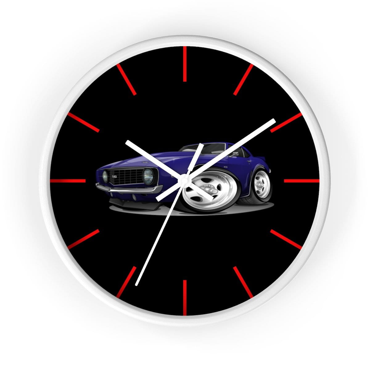 1st Generation Camaro Purple Wall clock