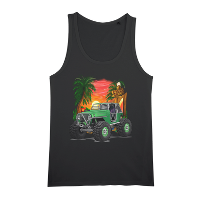 Jeep 4x4 Rocktoy Rock Climber Car Art Organic Jersey Unisex Tank Top