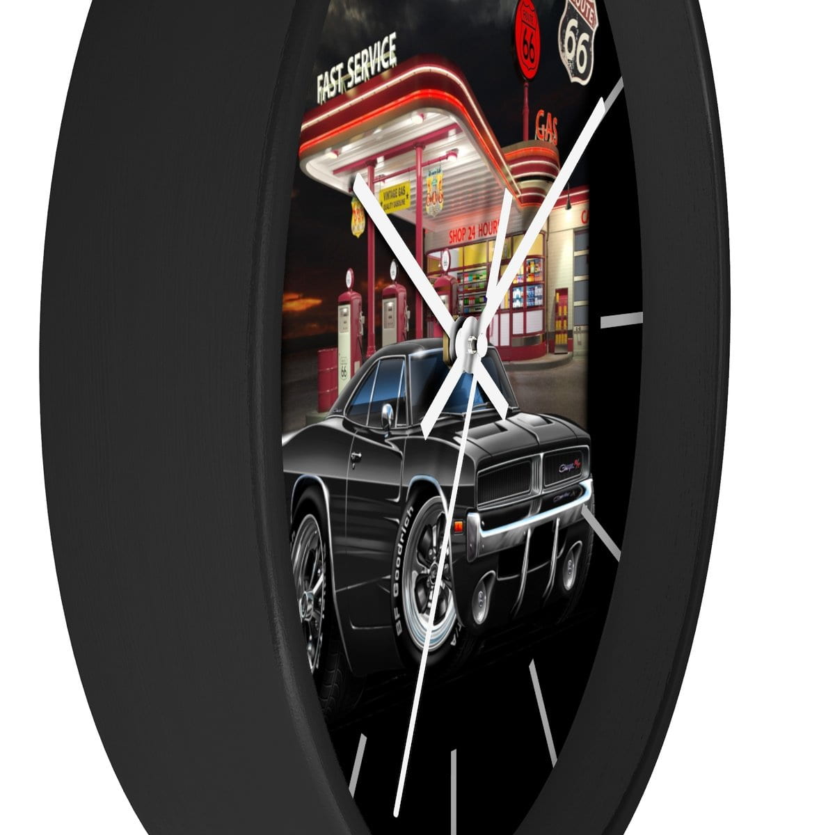 1969 Charger Vintage Gas Wall clock