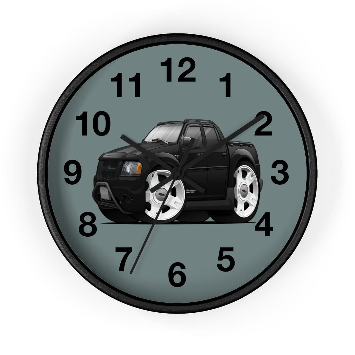 Sport Track Gray background Wall clock