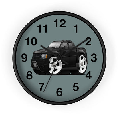 Sport Track Gray background Wall clock