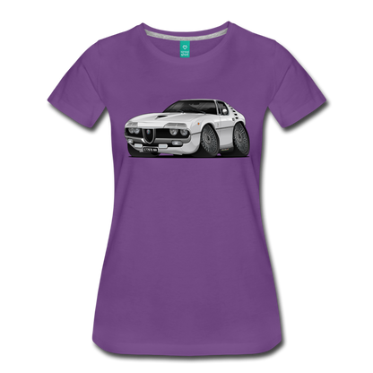 1971 Alfa Romeo Montreal Women’s Premium T-Shirt - purple