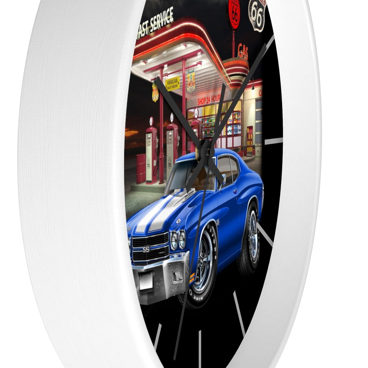 1970 Chevelle Vintage Gas Wall clock