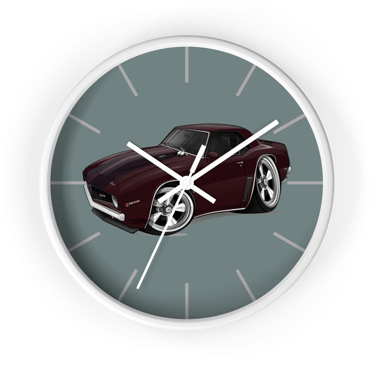 1969 Camaro Z28 Muscle Car Art Wall clock