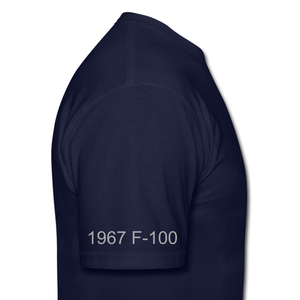 1967 Ford F-100 Men's T-Shirt - navy