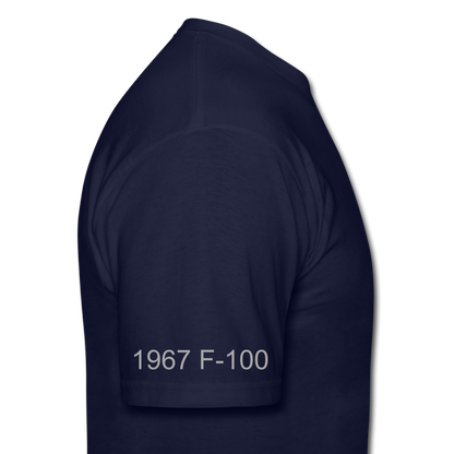 1967 Ford F-100 Men's T-Shirt - navy