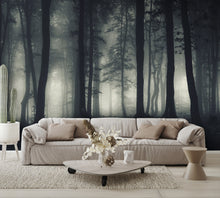 Eerie Trees Fog Scary Wallpapers Custom Designed Mural
