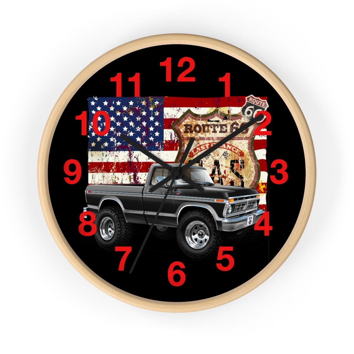 1976 F-150 XLT Ranger 4x4 Wall clock