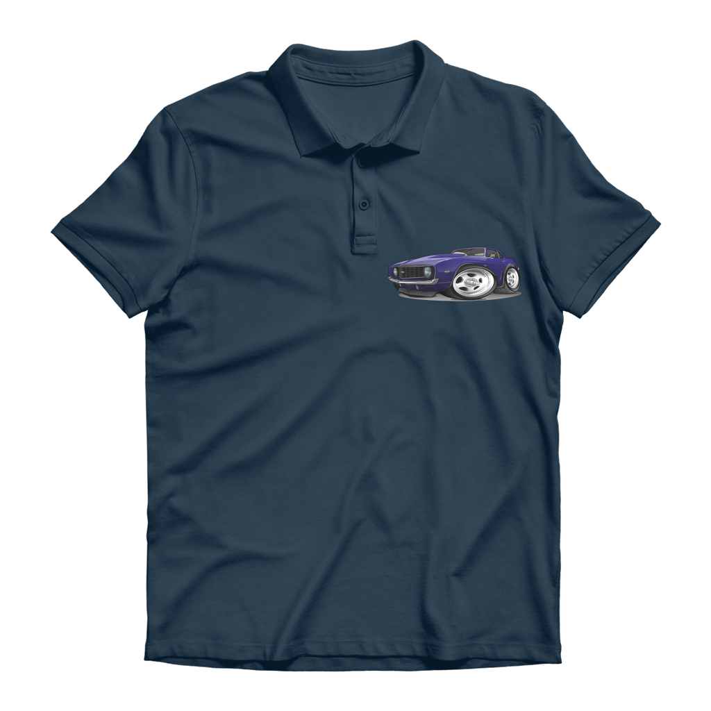 1st Generation Purple Camaro Premium Adult Polo Shirt