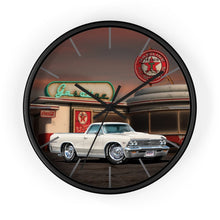 1966 El Camino Diner Car Art Wall clock