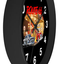 Numbered Route 66 Wall clock