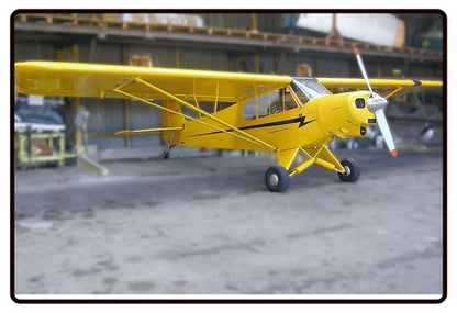 Yellow Piper Cub Desk Mat