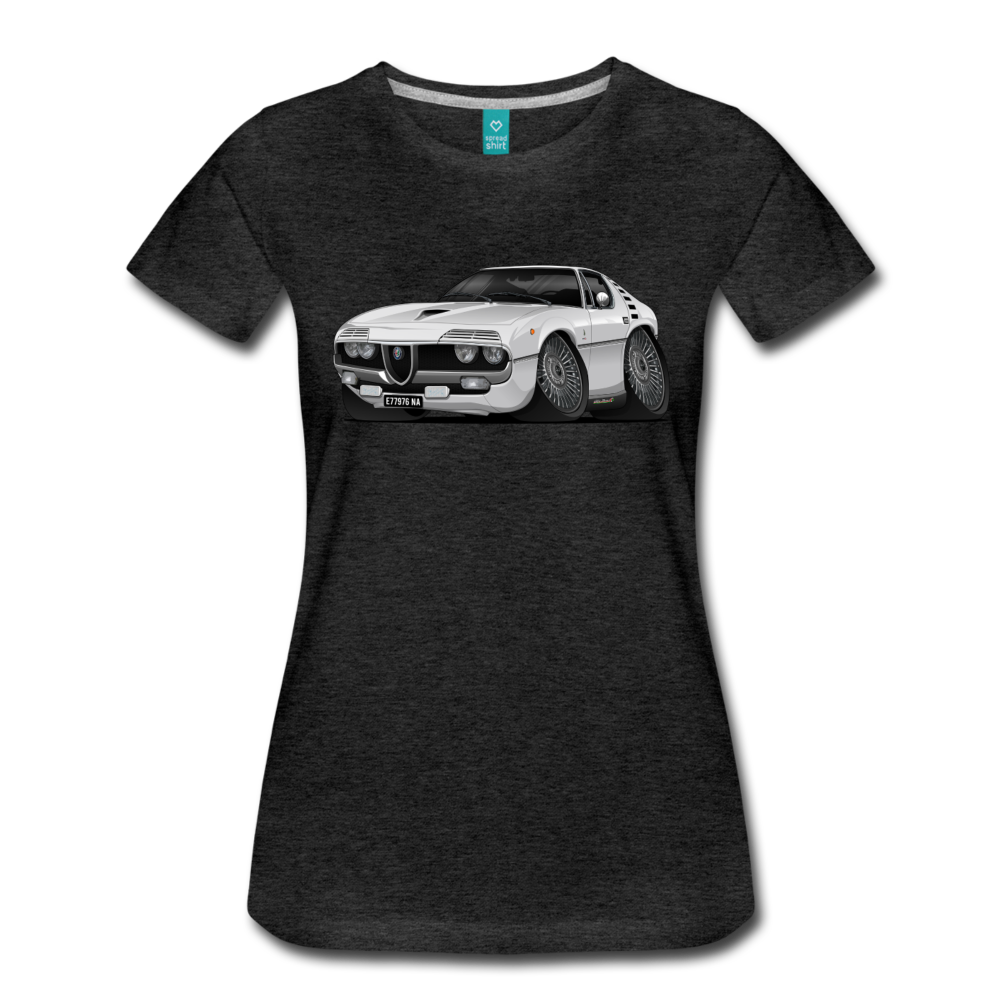 1971 Alfa Romeo Montreal Women’s Premium T-Shirt - charcoal gray
