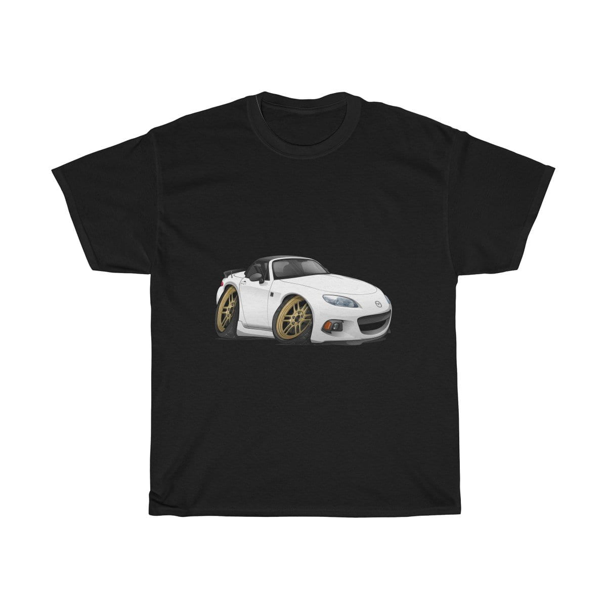 White Car Art Unisex Heavy Cotton Tee