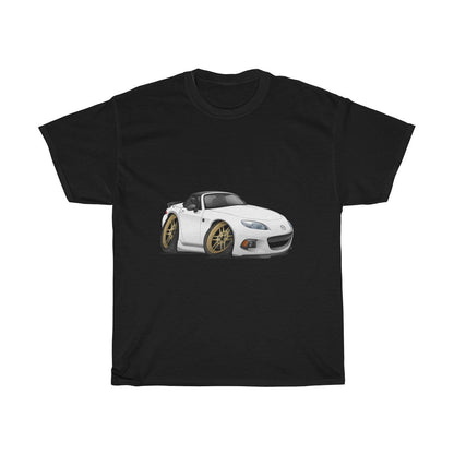 White Car Art Unisex Heavy Cotton Tee