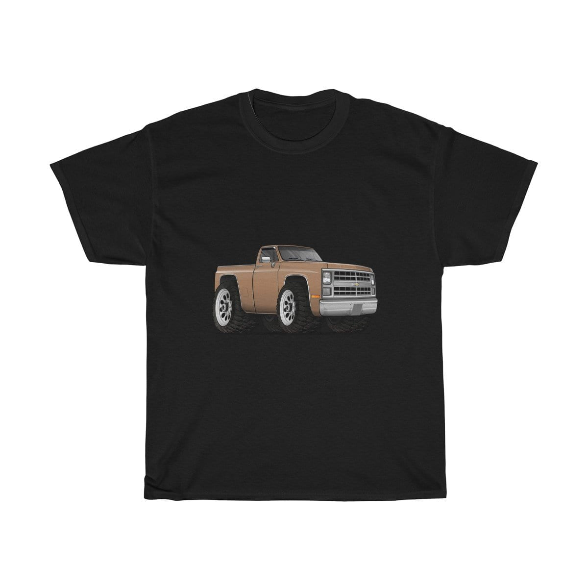 1986 4X4 Truck Car Art Unisex Heavy Cotton Tee