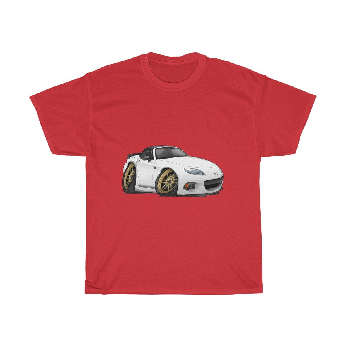 White Car Art Unisex Heavy Cotton Tee