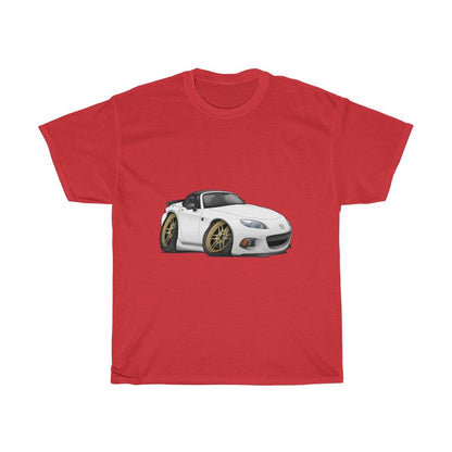 White Car Art Unisex Heavy Cotton Tee