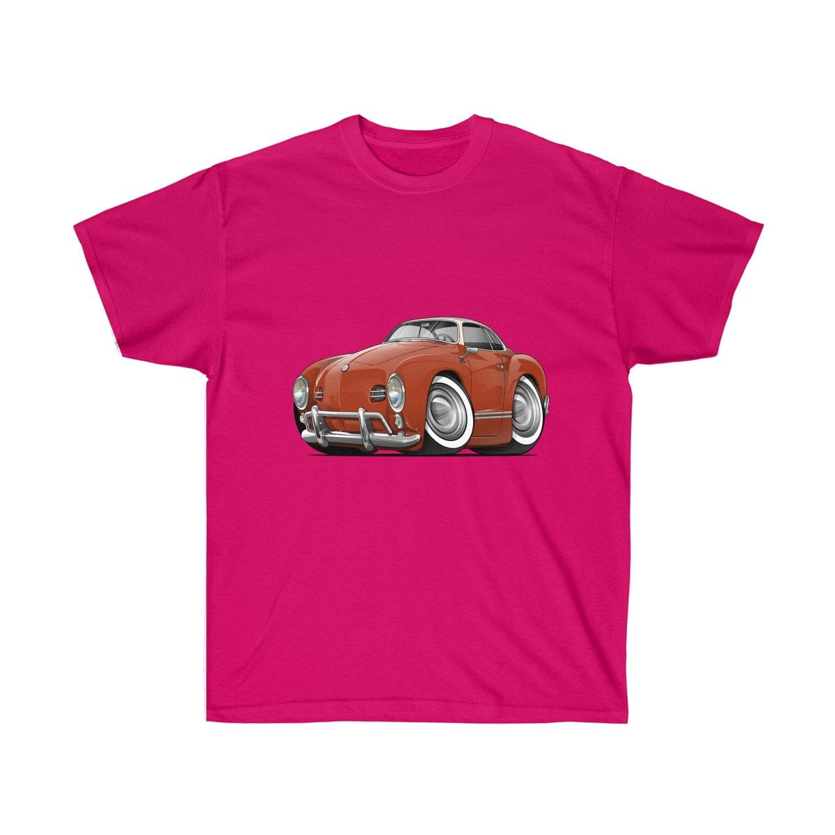 Volkswagen Cartoon Car Art Unisex Ultra Cotton Tee