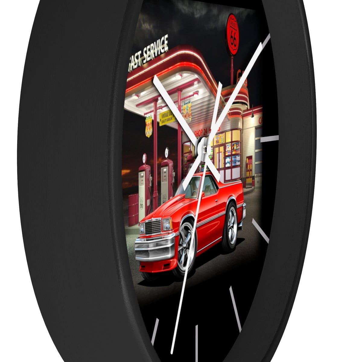1978 El Camino Gas Station Wall clock