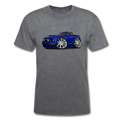 Mustang Convertible Men's T-Shirt - mineral charcoal gray