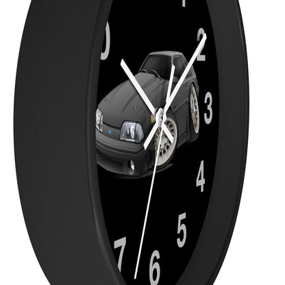 Black Fox Body Mustang Wall clock