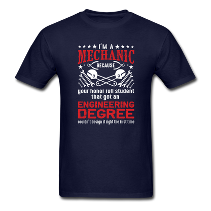 I'm a Mechanic Men's T-Shirt - navy