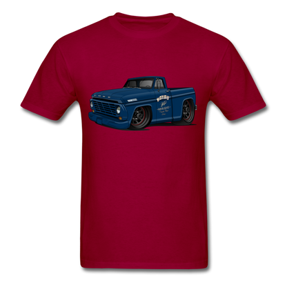1967 Ford F-100 Men's T-Shirt - dark red